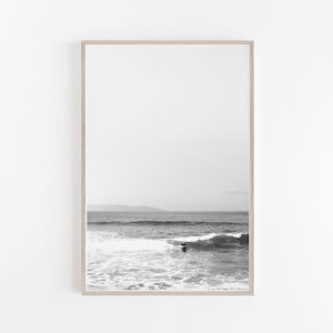Surf Print,Surf Fotografie,Ozean Druck,Schwarz und Weiß Druck,Schwarz und Weiß Kunst,Surf Poster,Surf Wandkunst,Wellen Druck,Große Wandkunst,Print