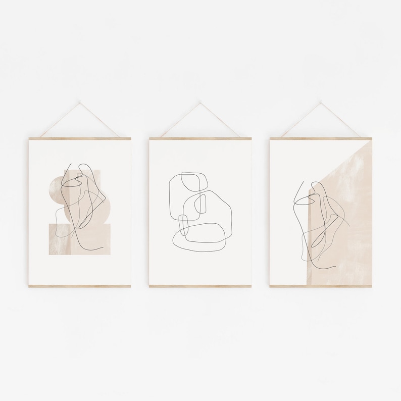 Digital Prints Wall Art Set of 3 Wall Art Set of 3 Prints Etsy