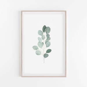 Arte de parede faça você mesmo, impressão botânica, impressões digitais, impressão, botânica, arte de parede, pôster, impressão de eucalipto, impressão de plantas, impressões digitais, decoração de parede