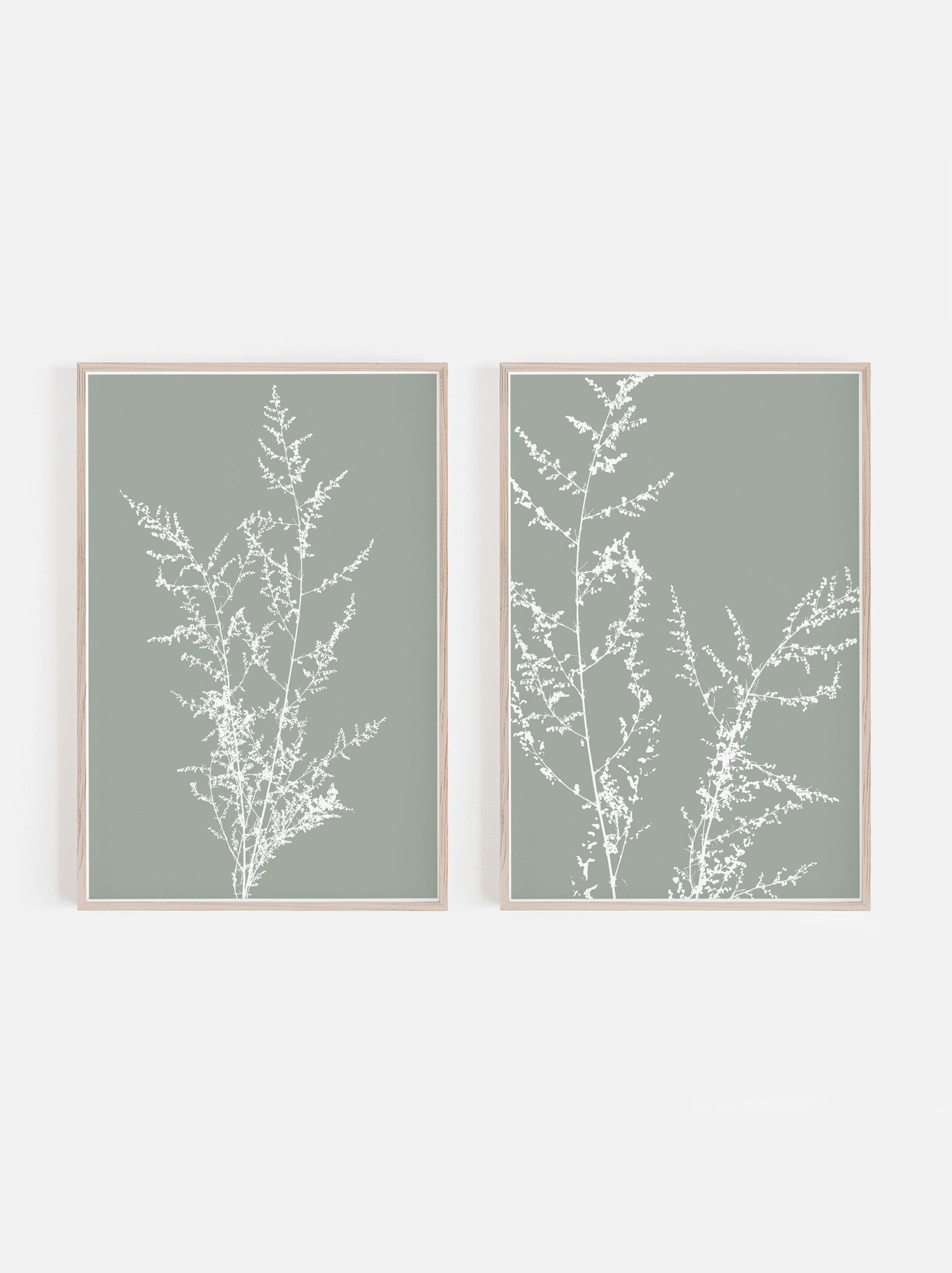 Digital Prints Sage Green Prints Green Wall Art Botanical Etsy Canada