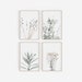 Set of Prints,Wall Art,Set of 4 Print,Digital Print,Printable Wall Art,Botanical Prints,Botanical Wall Art,Wall Decor,Digital Art,Print Set 