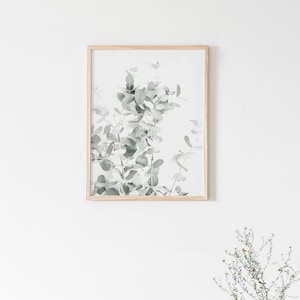 Eucalyptus Print, Eucalyptus Leaves, Botanical Print, Botanical Art Prints, Botanical Wall Art, Botanical Art Print, Eucalyptus Wall Art image 2