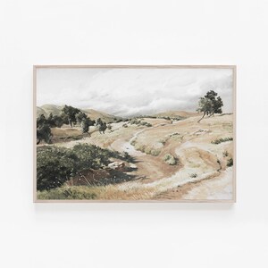 Landscape Painting, Digital Print, Painting Wall Art, Oil Painting, Vintage Wall Art, Art Print, Farmhouse, Print, Landscape, Farmhouse Art