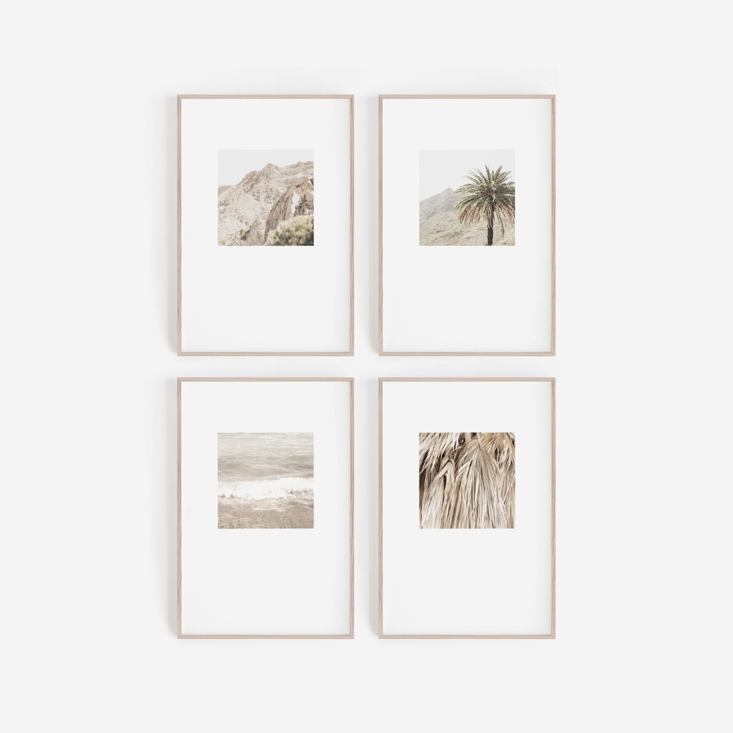 Framed wall art set of 4 discount