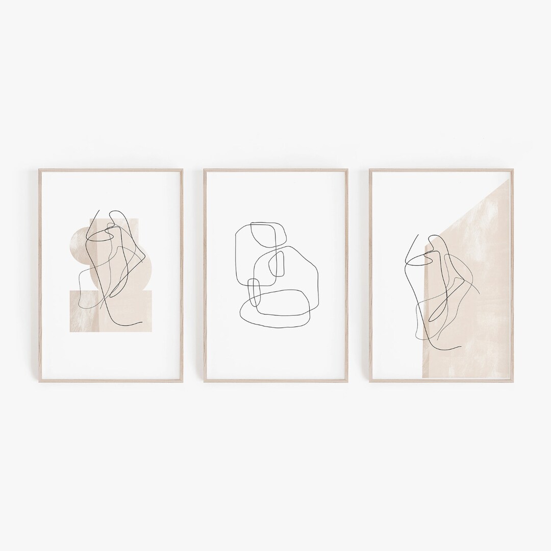 Digital Prints, Wall Art, Set of 3 Wall Art, Set of 3 Prints, Large ...