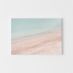 Ocean Art, Beach Print, Wall Art, Beach Art, Prints, Coastal Decor, Ocean Print, Art Prints, Pink Wall Art, Pastel Wall Art, Large Wall Art image 3