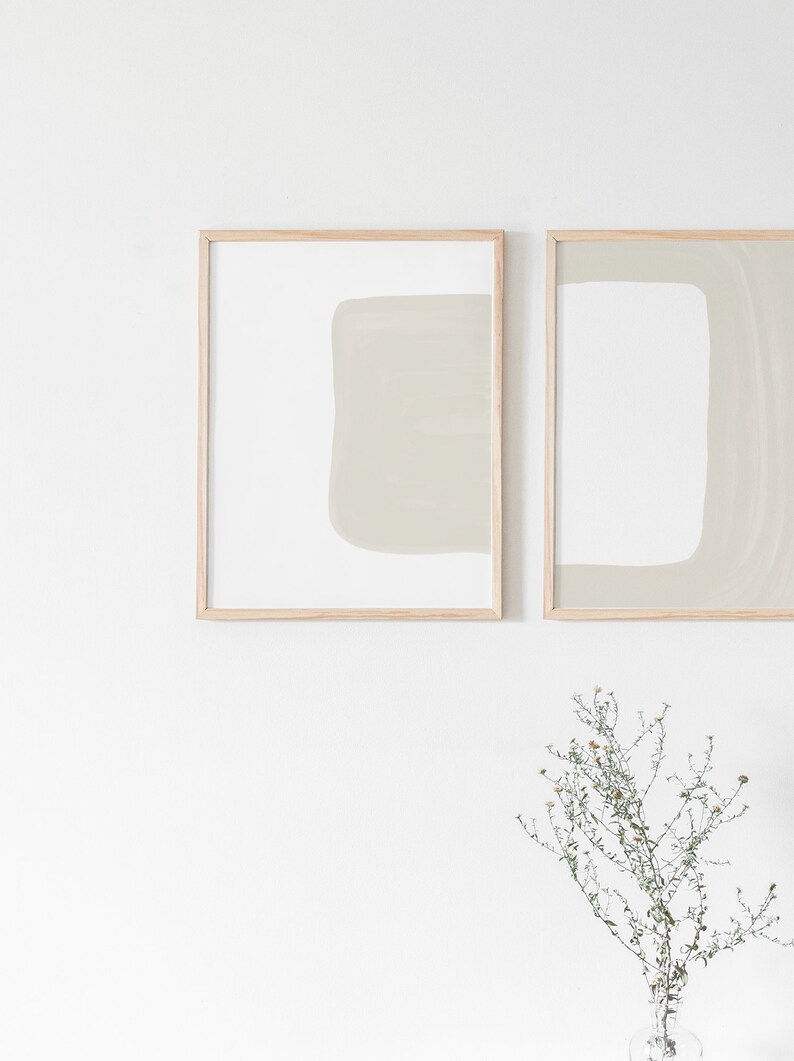 Abstract Wall Art Digital Prints Wall Art Prints Set Set Etsy