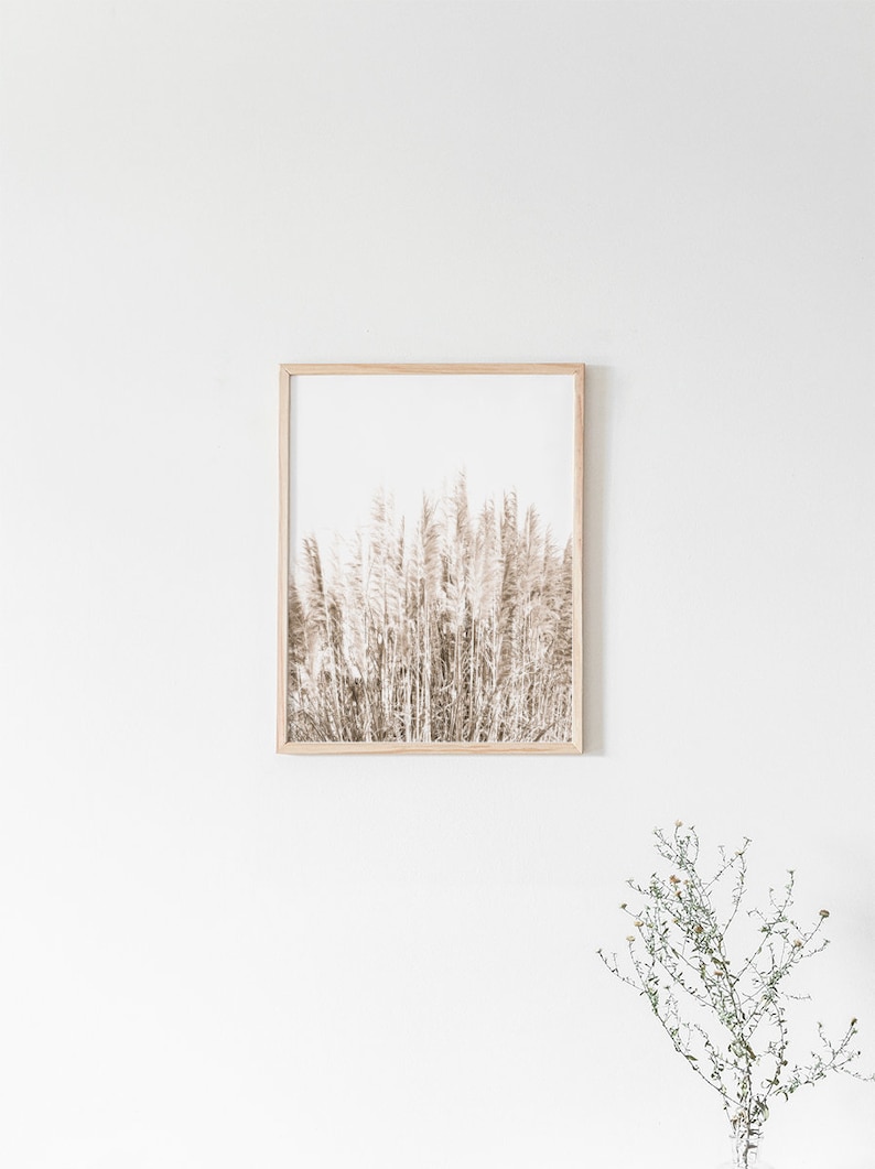 Pampas Prints, Digital Prints, Printable Wall Art, Natural Print, Natural Wall Art, Nature Print, Nature Wall Art, Rustic Print, Wall Art