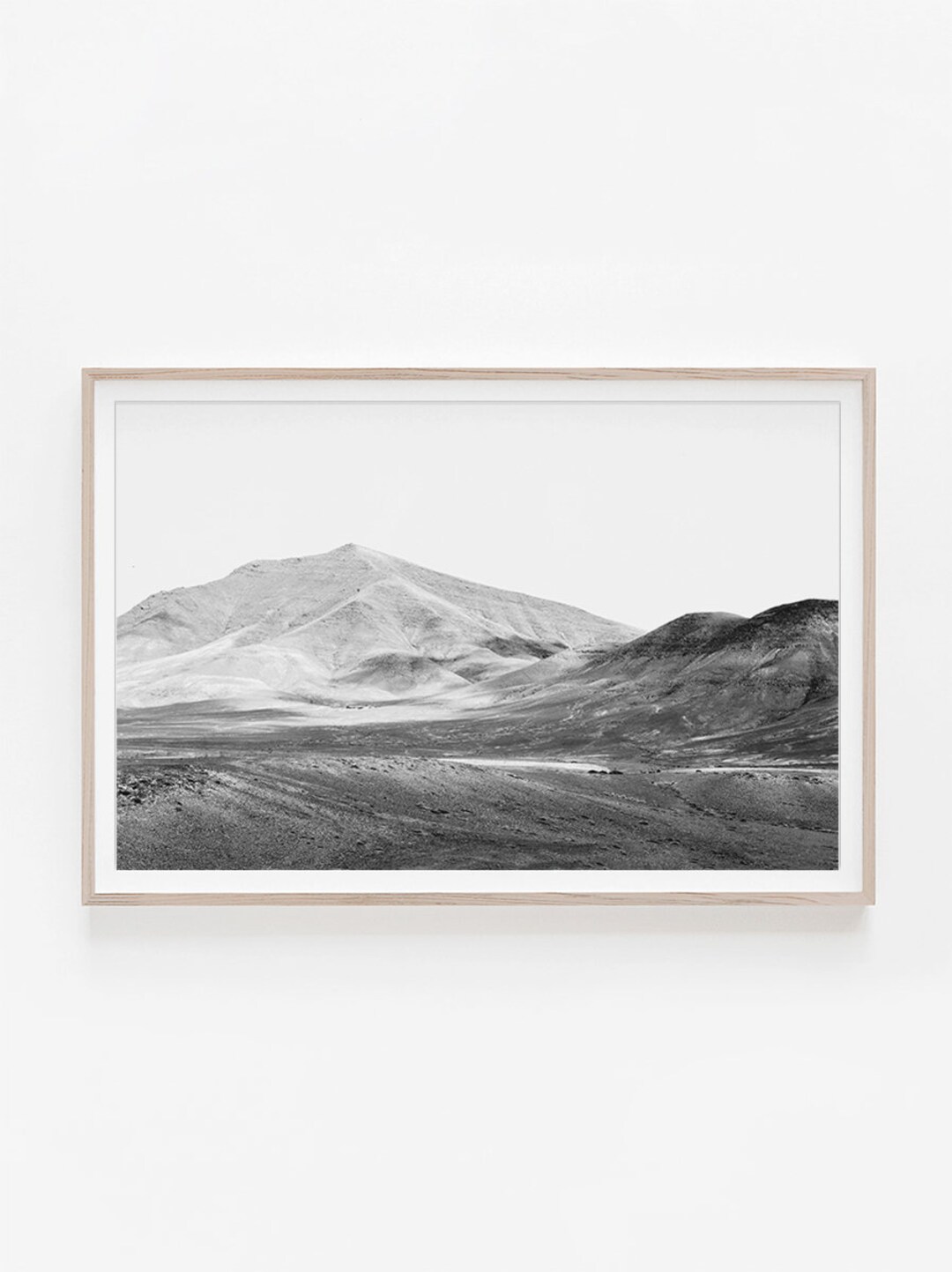 Mountain Print ,DIY Print, Poster Print, Nature Print, Black and White ...