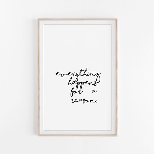 Quote Prints Posters Printable Quote Quote Wall Art Etsy