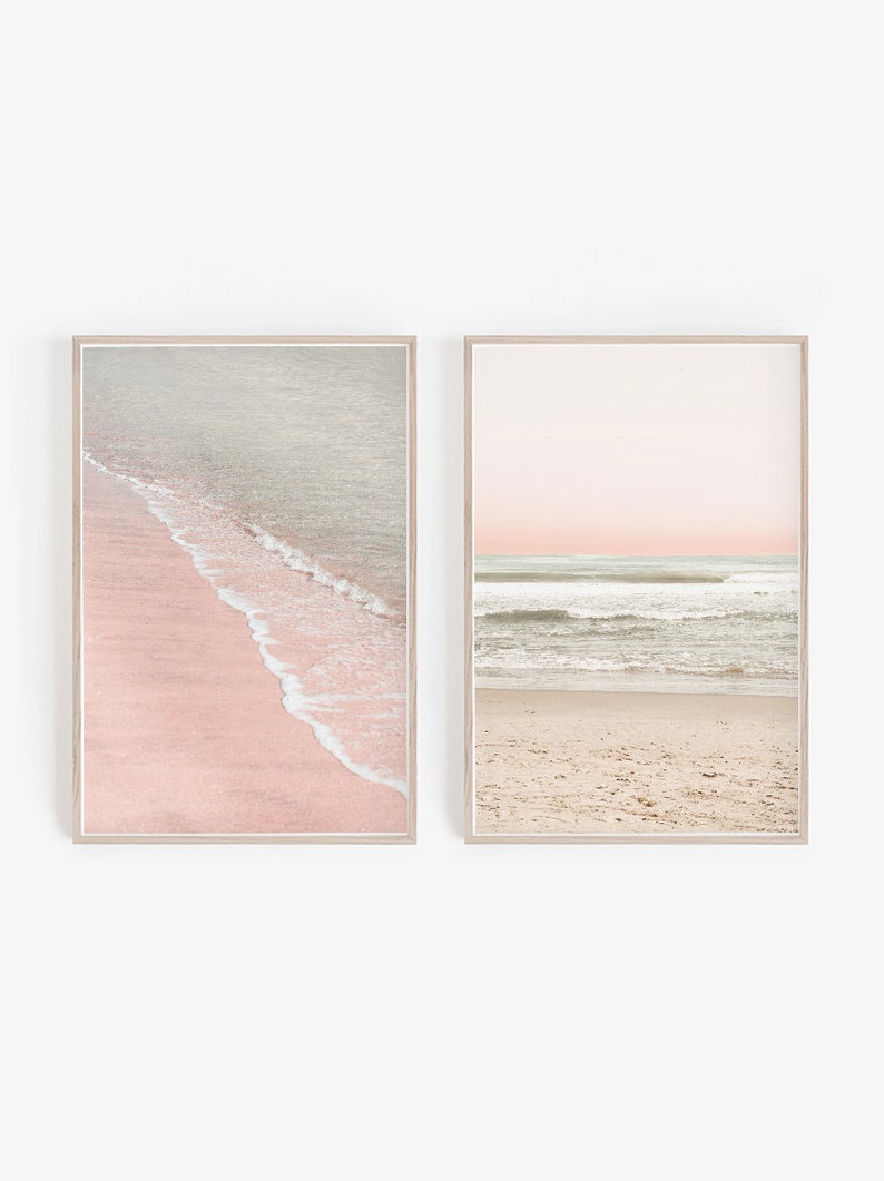 Set of 2 Digital Prints Prints Set Beach Prints Beach Wall Etsy