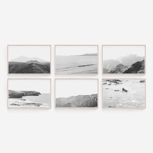 Set of 6 Prints,Horizontal Wall Art,Set of 6 Horizontal Prints,Black and White Prints,Nordic Print,Black and White Art,Scandinavian Wall Art