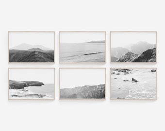 Set of 6 Prints Black and White Art Prints Wall Art - Etsy