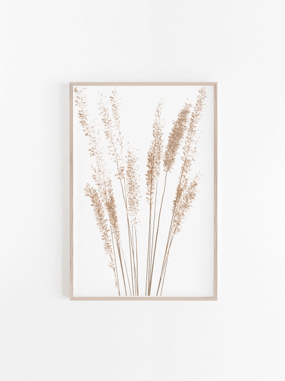 Dried Flowers Art Art Prints Minimalist Wall Art Farmhouse Print Wild Flower Print Minimalist Print Minimalist Art Flowers Prints