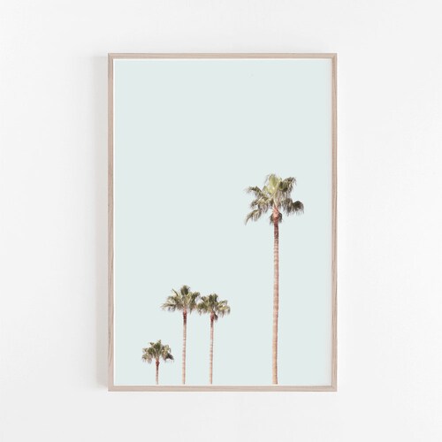 Palm Trees Printhorizontal Wall 