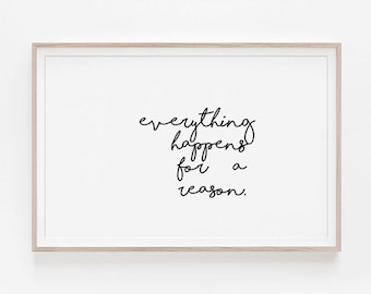 Horizontal Art, Quote Print, Inspirational Quote, Poster, Print, Quote Wall Art, Quote Poster, Printable Quote, Inspirational Prints, Quote