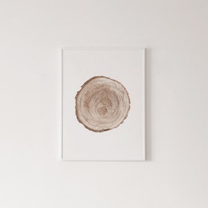 Wood Print, Wood Rings Prints, Wood Wall Art, Tree Rings, Wood Stump, Wood Art, Prints, Wall Art, Decor, Prints Wall Art, Digital Print, Art image 3