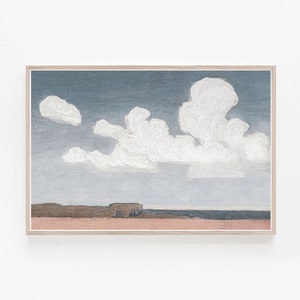 Wall Art, Digital Print, Rolling Clouds, Landscape, Farmhouse Wall Art, Art Print, Scenery Print, Painting Art, Landscape Wall Art, Painting