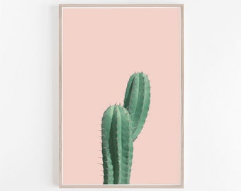 Cactus Prints,Blush Pink,Cactus Art,Cactus,Pink,Cacti,Wall Art,Cactus Print,Art Prints,Large Wall Art,Green,Digital Prints,Cactus Art Print