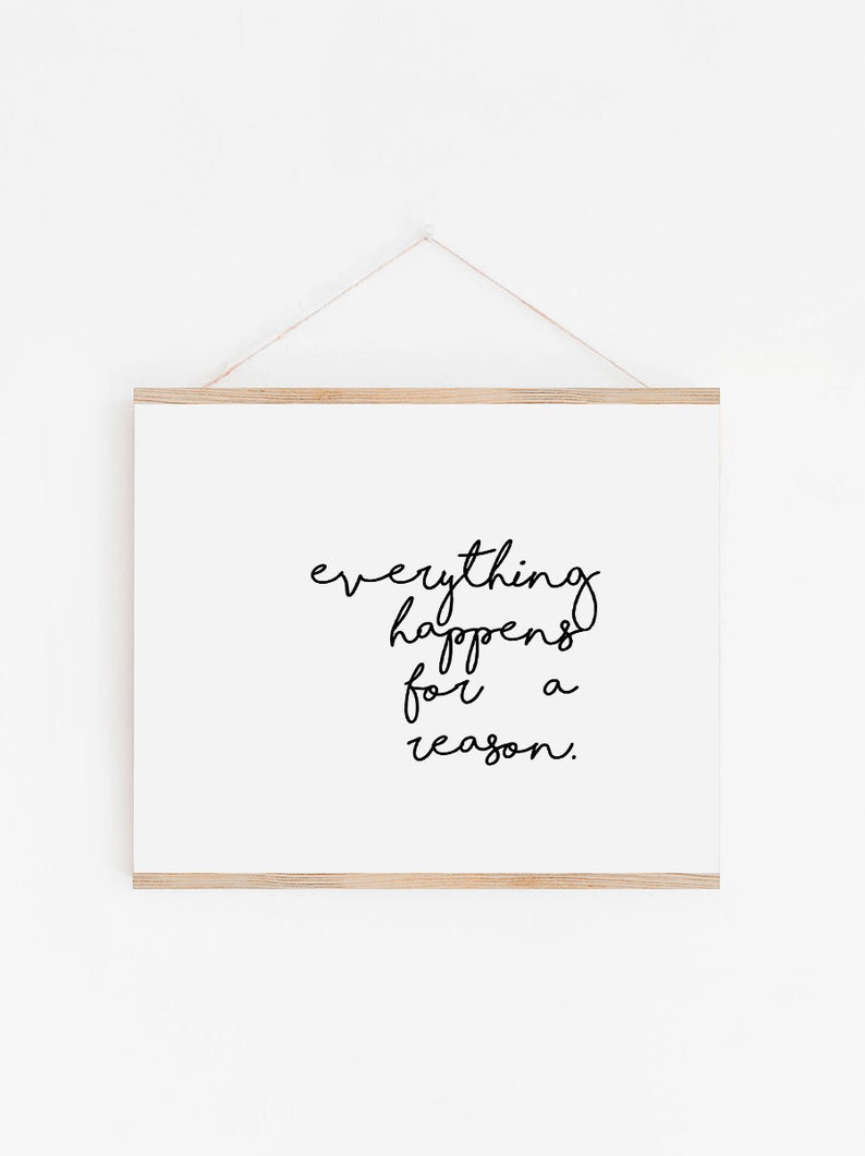 horizontal art quote print inspirational quote poster etsy