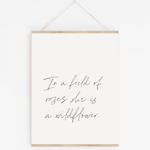 Quote Print, Black and White Print, Printable Quote, Quote Wall Art ...