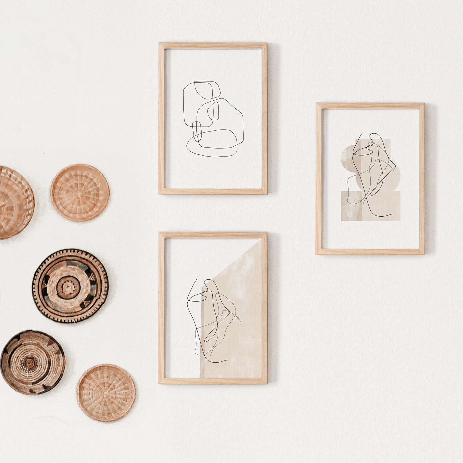 Digital Prints Wall Art Set of 3 Wall Art Set of 3 Prints Etsy