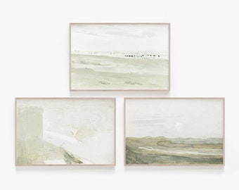 Landscape Prints, Farmhouse, Countryside, Wall Art, Set of 3, Landscape, Wall Decor, Prints, Landscape Art, Wall Art, Horizontal, Printable