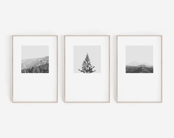 Wall Art,Set of 3 Prints,Black and White Art,Prints Set,Wall Art,Printable Wall Art,Set of 3,Art Prints,Large Wall Art,Nature Prints,Decor