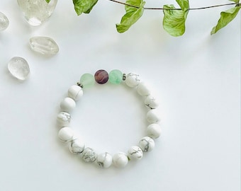 I am in symbiosis -Fluorite - Howlite