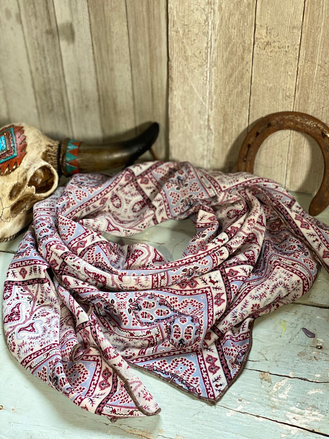 Pit Rag Paisley Wild Rag & Kiddo/mini Wild Rag - Etsy