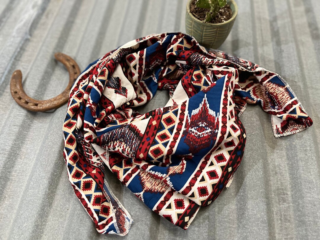 Aztec Wild Rag/mini Wild Rag - Etsy