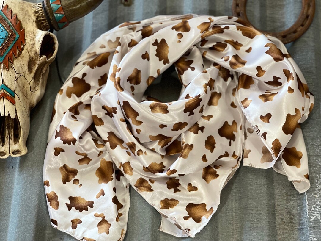 Cow Pattern Wild Rag - Etsy