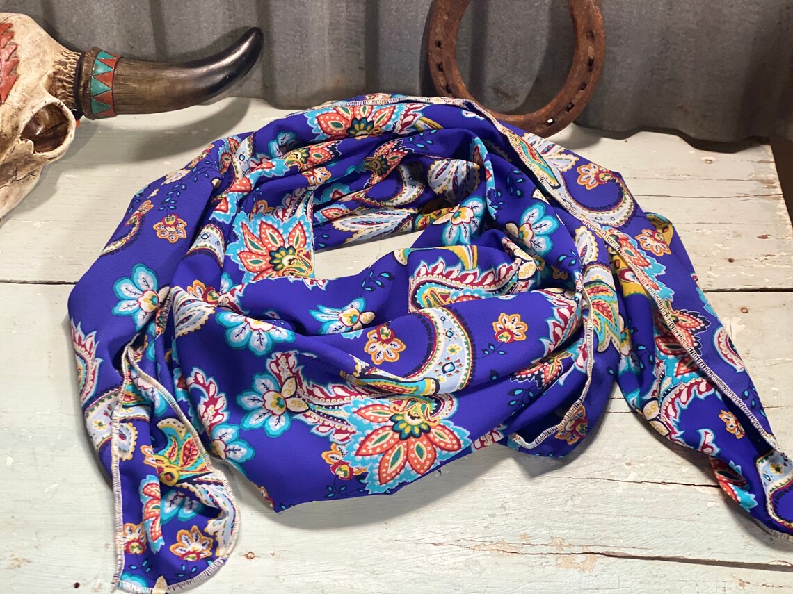 Paisley/floral Wild Rags & Mini Wild Rags Etsy