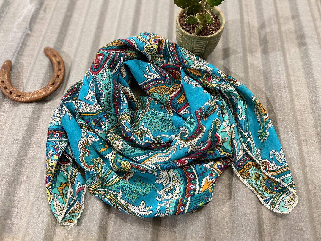 Paisley Wild Rag/mini Wild Rag - Etsy