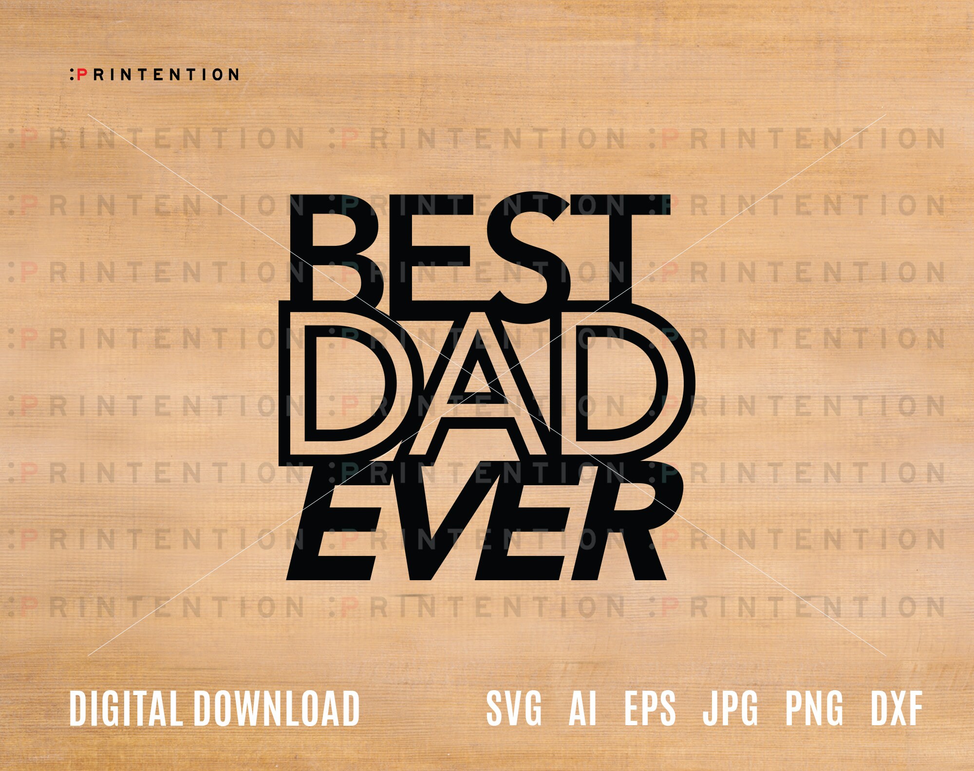 FATHERS DAY SVG Bundle Typography Cut Craft File - Best Dad Ever ...