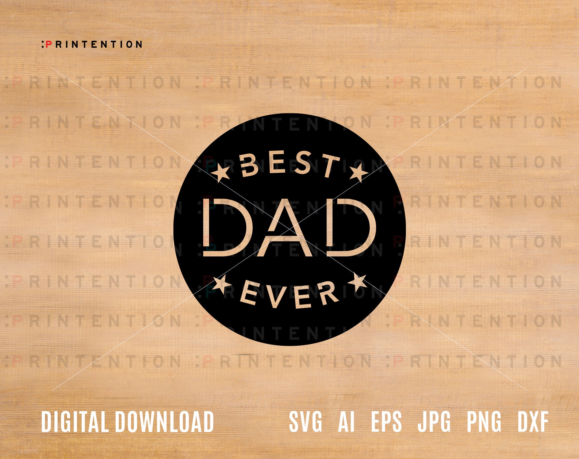 FATHERS DAY Svg Best Dad Ever - Typography Cut File Diy Printable ...