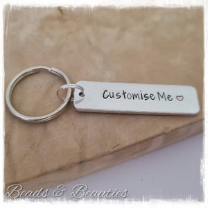 Customised Keyring, Customised Keychain, Personalised Keyring, Personalised Keychain, Mother's Day, Fathers Day, valentine, lover, partner.