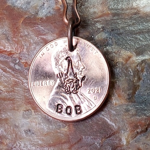 DEVIL Gnome / Gnome Gift / Penny PERSONALIZED key ring Choice of Dates 1959 through 2025