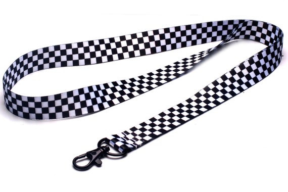 checkered vans lanyard