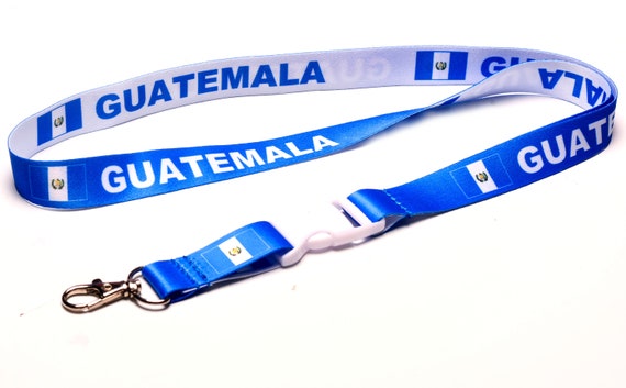 Guatemala Reversible Neck Strap Lanyard Detachable Keychain for ID Keys Badge Guatemala Reversible Neck Strap Lanyard Detachable Keychain for ID Keys Badge