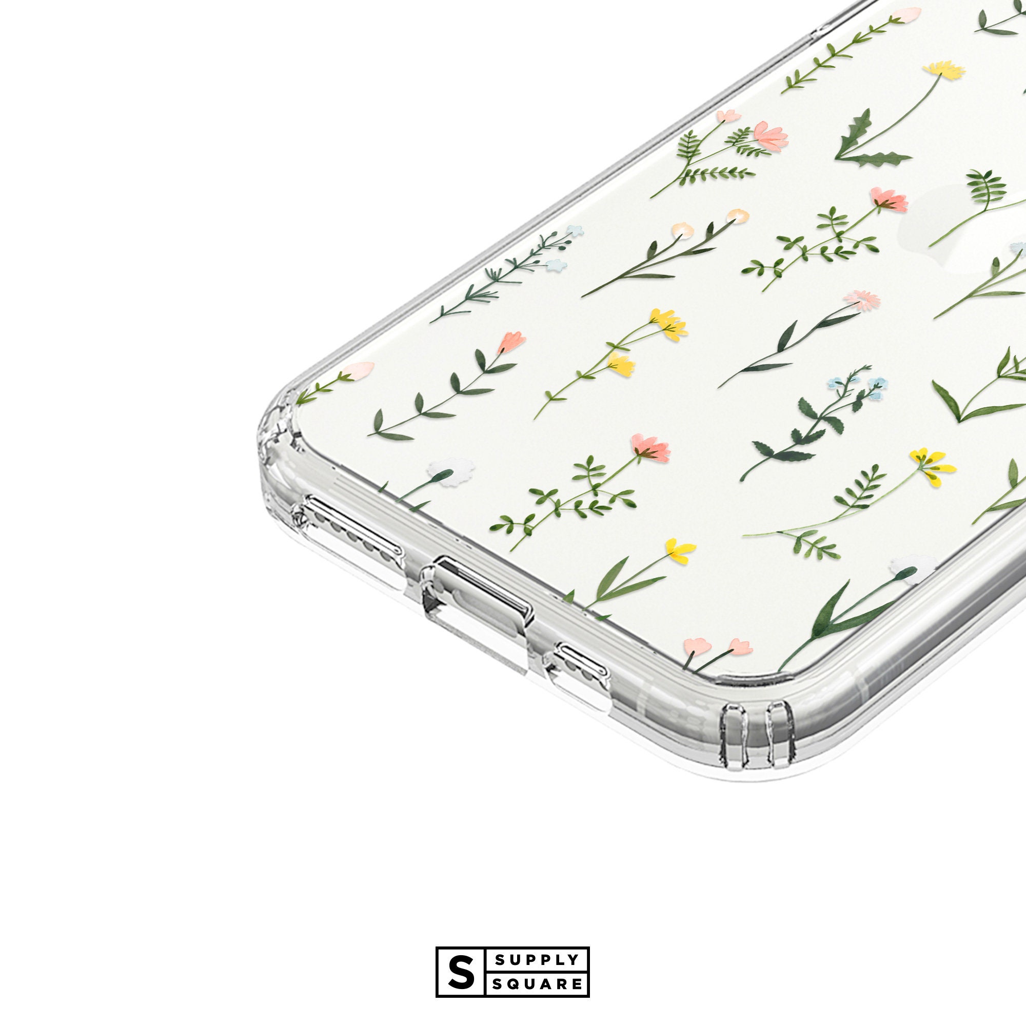 Clear Wildflower Iphone Case Iphone Xs Max Case Iphone Xr Etsy Australia