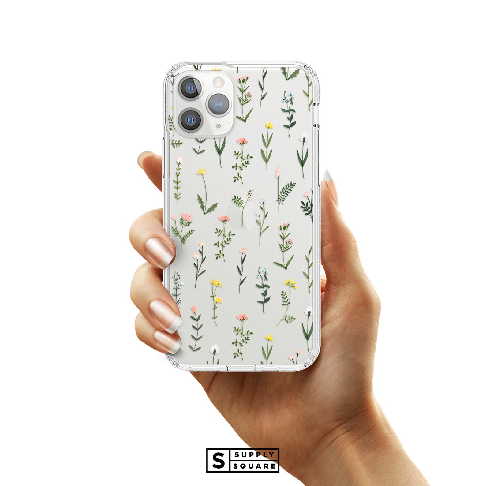 Clear Wildflower Iphone Case Iphone Xs Max Case Iphone Xr Etsy Australia