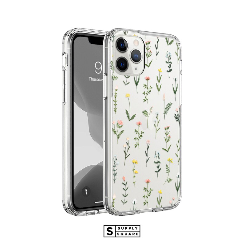 Clear Wildflower Iphone Case Iphone Xs Max Case Iphone Xr Etsy Australia