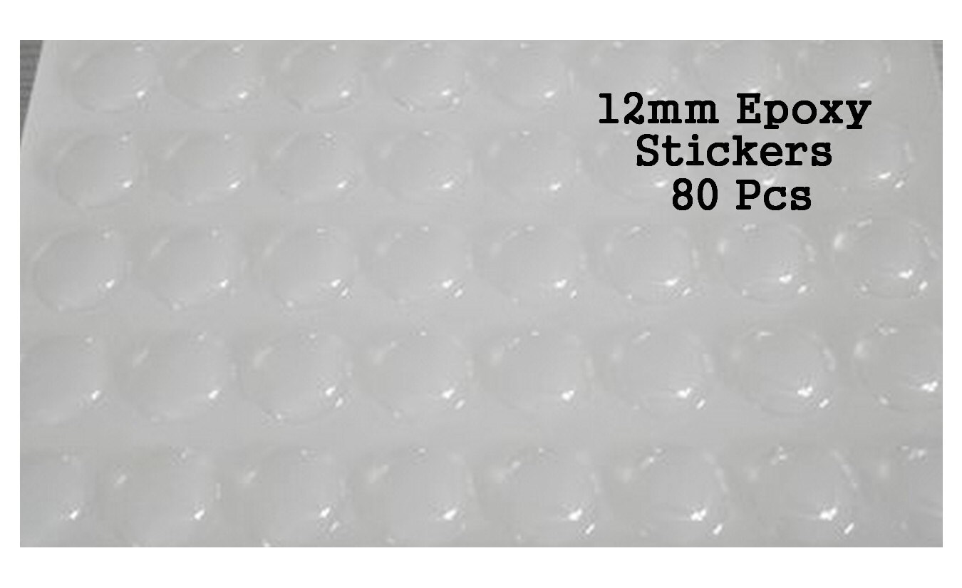 12mm clear epoxy cabs resin epoxy stickers diy crafts 80