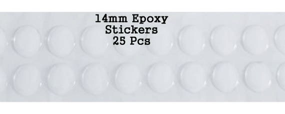 14mm clear epoxy cabs resin epoxy stickers diy crafts 25