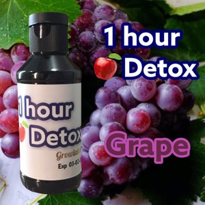 1 Hour Detox - Formulated For Green Leaf Smokers - Grape 4 oz