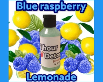 1 Stunde Detox - Formuliert für Green Leaf Raucher - Blaue Himbeere Limonade 4 oz
