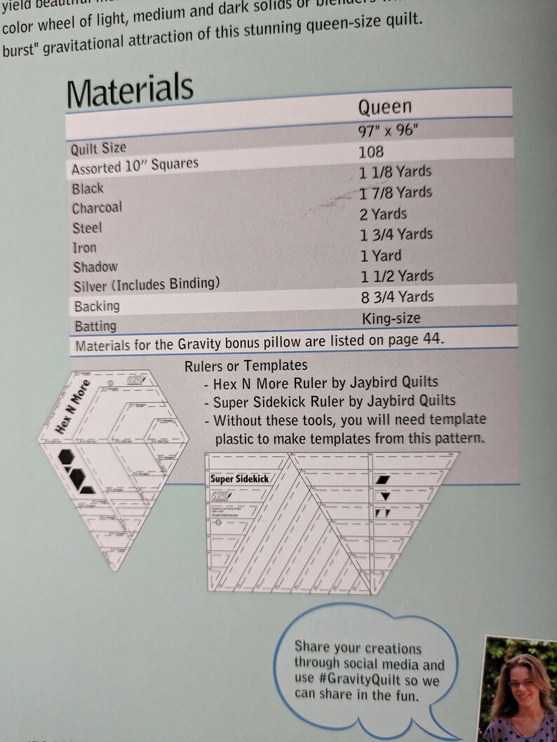 New Jaybird Quilts gravity Quilt Pattern Book 97 X 96 Etsy