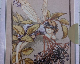 DMC PC19 "The Elderberry Fairy" 1996 cross-stitch chart Cicely Mary Barker