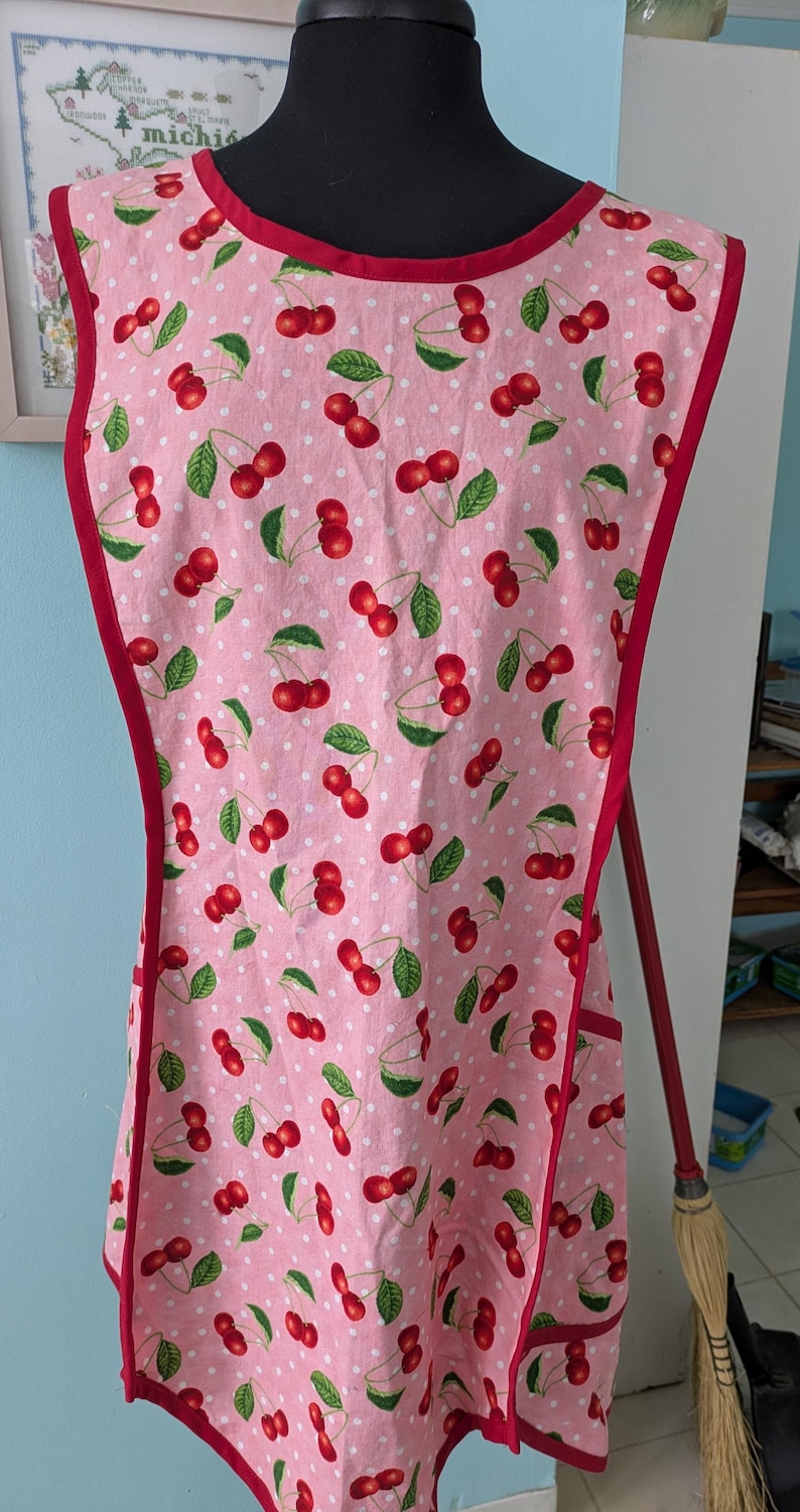 Orange - Jhiri Handloom Cotton Apron with Pocket 20